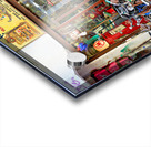 Flea market shopping in Monastiraki Athens Greece with vintage i Acrylic print