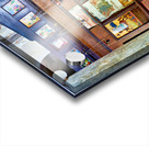 Old church interior with icons and altar in quiet setting Acrylic print