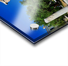 Roman Agora site shows ancient columns and ruins in Athens Greec Acrylic print