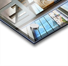 Visitors explore sculptures at Acropolis Museum in Athens Greece Acrylic print