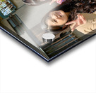 Young girls smiling in Kyoto while enjoying the day together Acrylic print