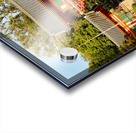 Kyoto Yasaka shrine temple with visitors and trees in background Acrylic print