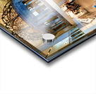 Visitors explore the Peace Memorial Museum in Hiroshima Japan Acrylic print