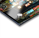 Illuminated signboards in Dotonbori District at sunset in Osaka Acrylic print