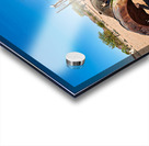 Classic car wreck rests in the Namib desert under a clear sky Acrylic print