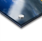 Photographers shadow falls on the Pinnacles desert at sunset. Acrylic print