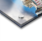 Sydney Harbour skyline with bridge and flags. Acrylic print