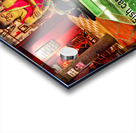 Smiling women enjoy fish foot spa. Acrylic print