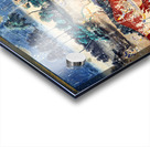 Ancient mural depicting temple figures and scenes of life. Acrylic print