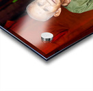 Elderly person in traditional clothing sitting calmly. Impression Acrylique