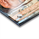 Traditional hair headdress of a woman in Himba village of Namibi Acrylic print