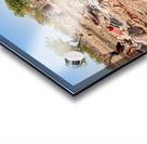 Children playing near their home in Himba Village in Namibia Acrylic print