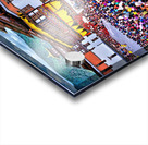 Large crowd at a traditional Bhutanese festival. Acrylic print