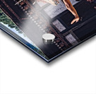 Bhutanese masked deer dancer performs for an attentive audience. Acrylic print