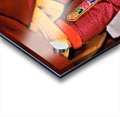 Colorful embroidered traditional boots and robes. Acrylic print