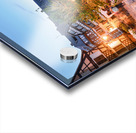 Evening in Petit France with timber framed houses by water Acrylic print