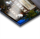 Colorful timber houses and people walking in Strasbourg at night Acrylic print