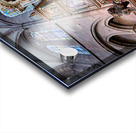 Tourists admire Strasbourg Cathedrals Astronomical Clock Acrylic print