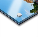 People walking along the canal in Petite Venise Colmar during ev Acrylic print