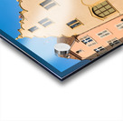 Visitors gather at Koifhus old custom house in Colmar Alsace Acrylic print