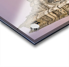 People walk near Auxerre Cathedral Saint Etienne Acrylic print