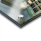 Chateau de Cheverny interior with piano and bookshelves Acrylic print