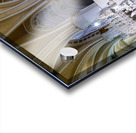 Chartres Cathedral interior with detailed white altar and sculpt Acrylic print