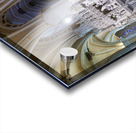 Cathedral interior in Chartres with detailed white altar area Acrylic print