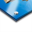 Visit to the famous castle of Carcassonne in France on a clear d Acrylic print