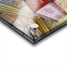 Historic bed at Chateau de Chenonceau in France Acrylic print