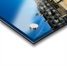 Vannes town hall in Brittany France with nearby park and buildin Acrylic print