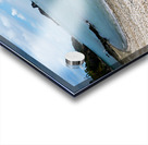 Oyster shells lay on the beach of Cancale Brittany France Acrylic print