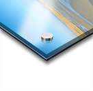 View of Mont Saint Michel abbey during low tide in Normandy Fran Acrylic print