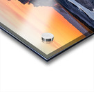 Mont Saint Michel in Normandy at dusk with river and landscape Acrylic print