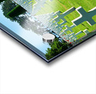 Grave markers at Normandy American Cemetery in Colleville sur Me Acrylic print