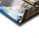 Busy streets in old town of Saint Malo in Brittany France Acrylic print