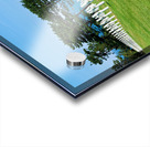 Grave markers at Normandy American Cemetery in Colleville sur Me Acrylic print