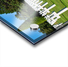 Grave markers at Normandy American Cemetery in Colleville sur Me Acrylic print