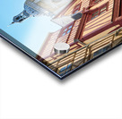 Walking in Rouen near Le Gros Horloge clock in Normandy France Acrylic print