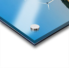 Wind power plant is located in Bourgogne France during clear da Acrylic print