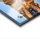 Sunrise view of Honfleur harbor in Normandy France with reflect Acrylic print