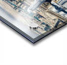 Skyline view of Dubai with skyscrapers and artificial lake Acrylic print