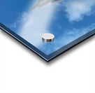 Burj Khalifa stands tall against a blue sky in Dubai UAE Acrylic print