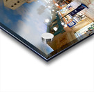 Shoppers stroll through a mall mimicking Dubais outdoor streets Acrylic print