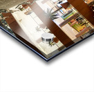 Diving figures at Dubai Mall waterfall attract many visitors Acrylic print