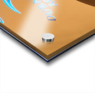 Entrance to Dubai Aquarium Underwater Zoo with glowing shark sig Acrylic print