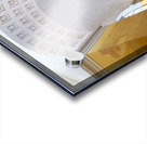 Steps in Residenz Palace in Munich with yellow walls and statues Acrylic print