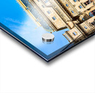 Pragues National Theatre and modern architecture contrast under Acrylic print