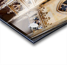 Ornate Gothic spiral staircase and architecture. Acrylic print