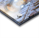 People explore the interior of St Acrylic print